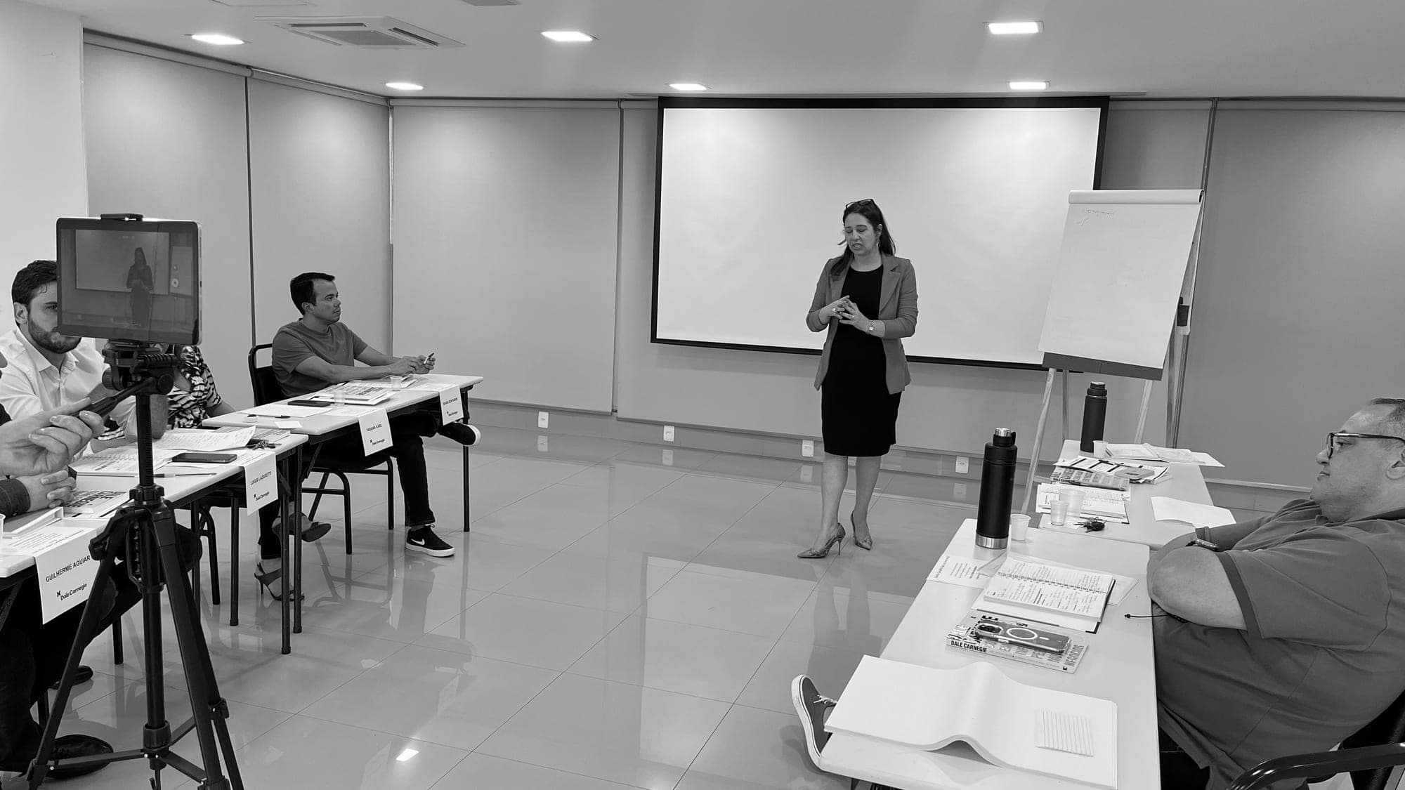 Momento de interação entre participantes durante o programa